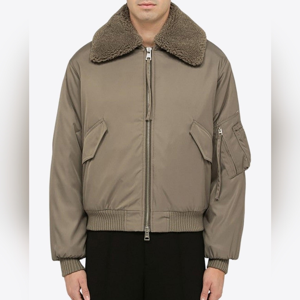 AMI Paris Padded Bomber Jacket - L